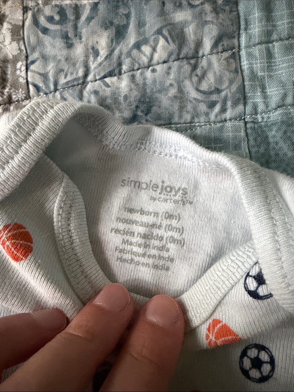 Bundle Simple Joys Baby Sleeper Gowns with Dino and Sports Prints Newborn - Picture 6 of 10